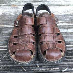 SOLD—Sonoma Lifestyle Leather Enclosed Sport Sandals